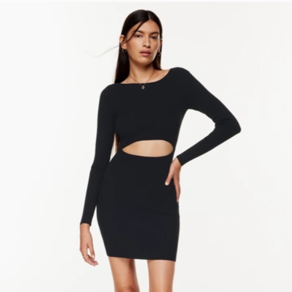 Wilfred Cutout Knit Longsleeve Mini Dress 2XS NWT